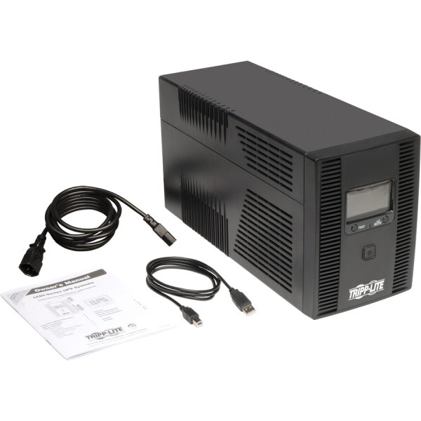 Eaton Tripp Lite Series SmartPro 230V 1.5kVA 900W Line-Interactive UPS, Tower, LCD, USB, 8 Outlets - Image 3