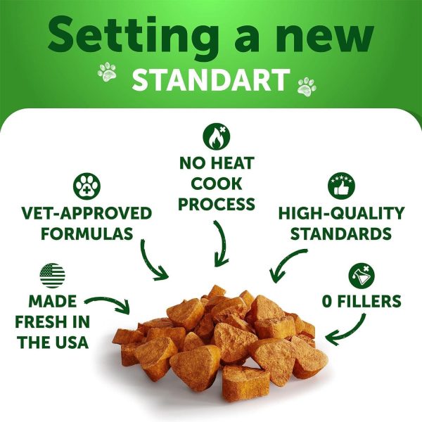 Grass Burn Spot Chews for Dogs   Pee Lawn Spot Saver Caused by Dog Urine   Grass Treatment Rocks   Urine Neutralizer for Green Lawn   Chewable Probiotics Digestive Enzymes DL Methionine   120 Treats - Image 5
