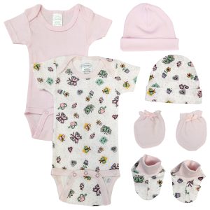 Newborn Baby Girl 6 Pc  Sets Nc_0597