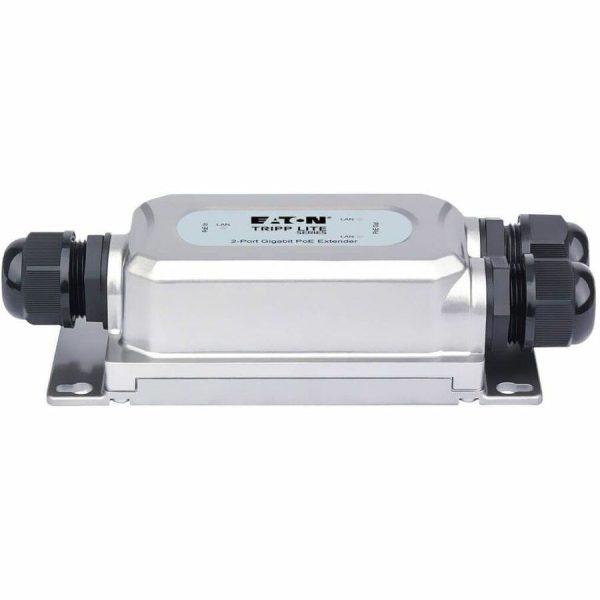 Eaton Tripp Lite Series 2-Port Gigabit Ethernet PoE+ Extender/Repeater - Cat5e/6/6a, 95W, IP67, IK10, 328 ft. (100 m) - Image 2