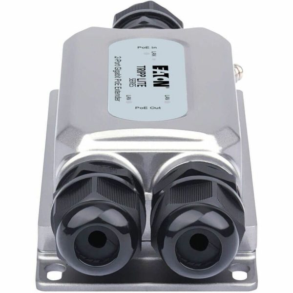Eaton Tripp Lite Series 2-Port Gigabit Ethernet PoE+ Extender/Repeater - Cat5e/6/6a, 95W, IP67, IK10, 328 ft. (100 m) - Image 4