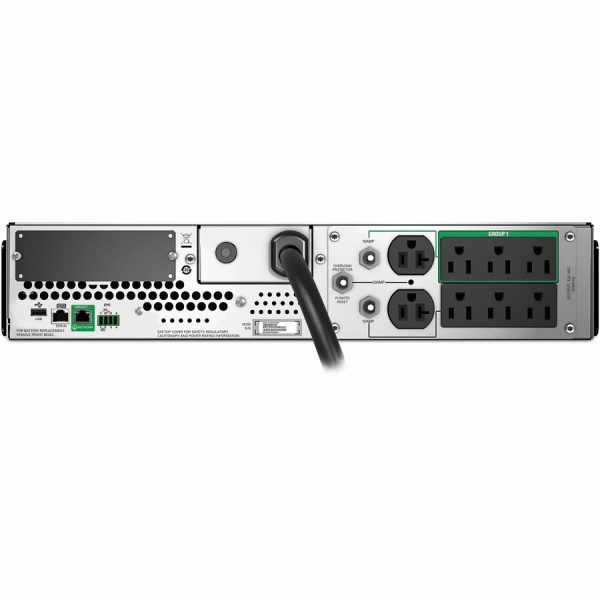 APC Smart-UPS, Line Interactive, 2200VA, Rackmount 2U, 120V, 6x NEMA 5-15R+2x NEMA 5-20R outlets, SmartConnect Port+SmartSlot, AVR, LCD - Image 5