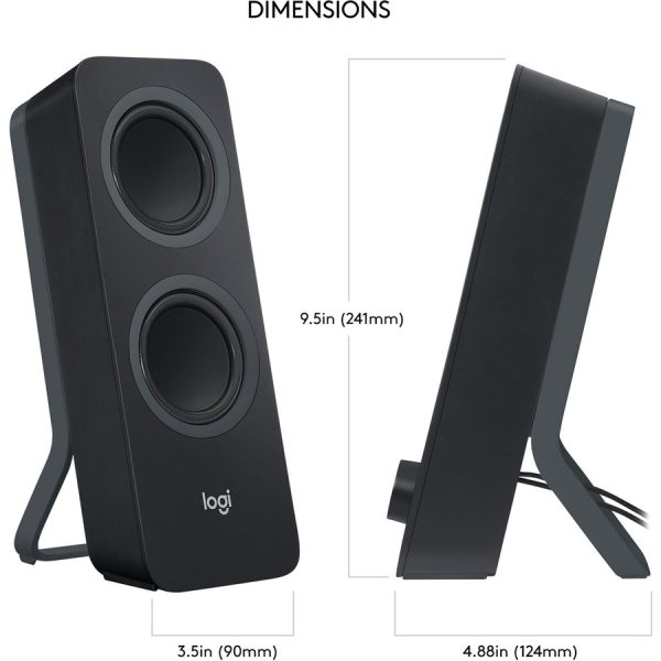 Logitech Z207 Bluetooth Speaker System - 5 W RMS - Black - Image 4