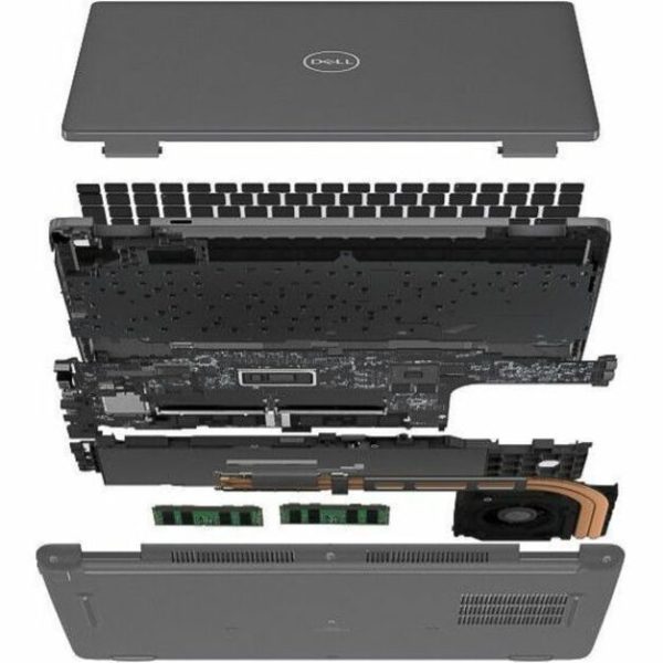 Dell Precision 3000 3590 15.6" Mobile Workstation - Full HD - Intel Core Ultra 7 165H - vPro Technology - Intel Evo Platform - 16 GB - 512 GB SSD - English (US) Keyboard - Titan Gray - Image 8