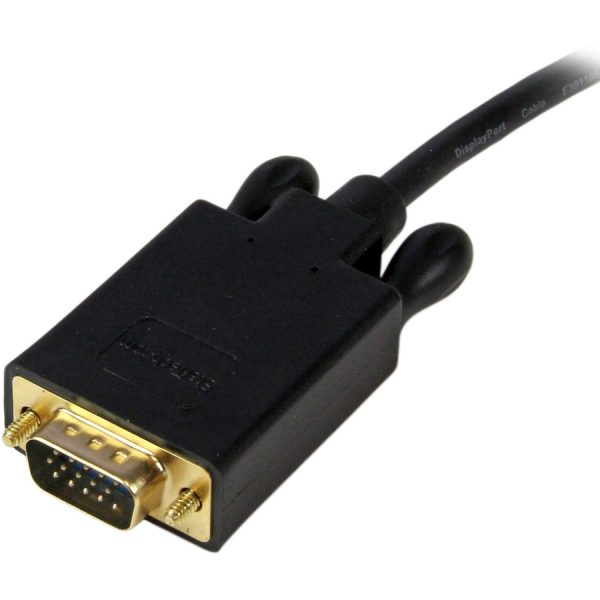 StarTech.com 10ft (3m) DisplayPort to VGA Cable, Active DisplayPort to VGA Adapter Cable, 1080p Video, DP to VGA Monitor Converter Cable - Image 4
