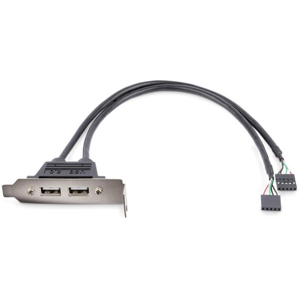 StarTech.com 2 Port USB A Female Low Profile Slot Plate Adapter - Image 3