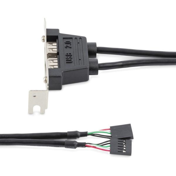StarTech.com 2 Port USB A Female Low Profile Slot Plate Adapter - Image 4