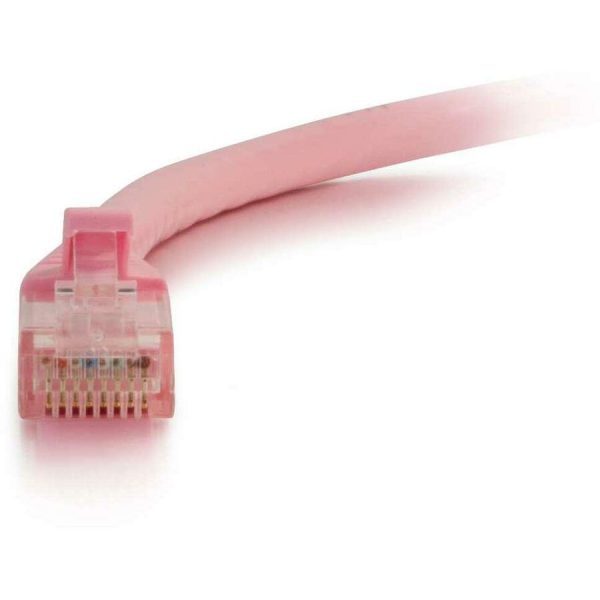 C2G-10ft Cat6 Snagless Unshielded (UTP) Network Patch Cable - Pink - Image 3