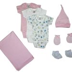 Newborn Baby Girls 7 Pc  Baby Shower Gift Set Ls_0042