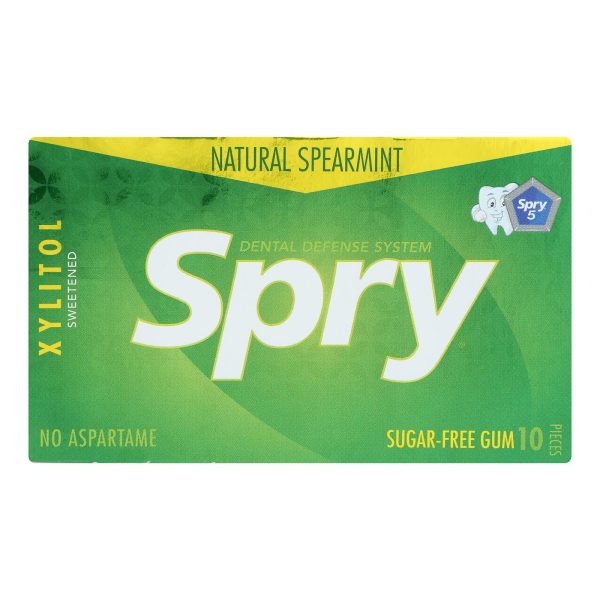 Spry Xylitol Gems - Spearmint - Case of 20 - 10 Count - Image 3