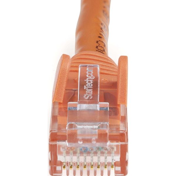StarTech.com 5ft CAT6 Ethernet Cable - Orange Snagless Gigabit - 100W PoE UTP 650MHz Category 6 Patch Cord UL Certified Wiring/TIA - Image 2