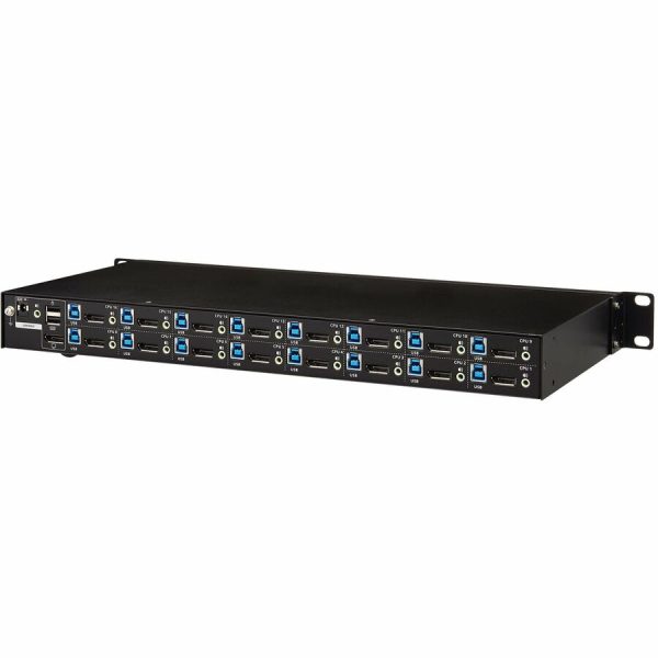 Eaton Tripp Lite Series 16-Port DisplayPort/USB KVM Switch with Audio/Video and USB Peripheral Sharing, 4K 60 Hz, 1U Rack-Mount, TAA - Image 2