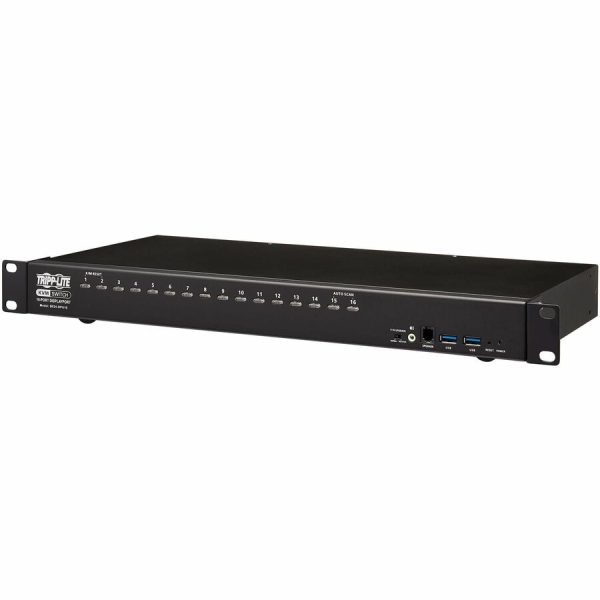 Eaton Tripp Lite Series 16-Port DisplayPort/USB KVM Switch with Audio/Video and USB Peripheral Sharing, 4K 60 Hz, 1U Rack-Mount, TAA - Image 3