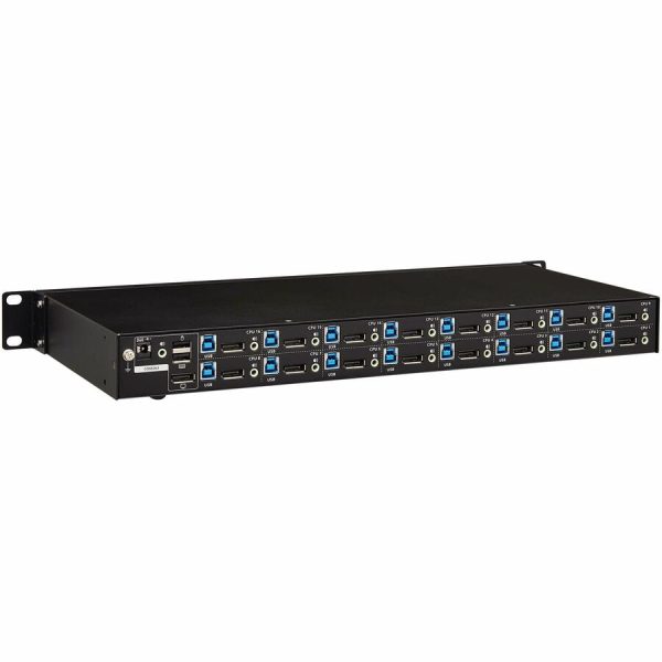 Eaton Tripp Lite Series 16-Port DisplayPort/USB KVM Switch with Audio/Video and USB Peripheral Sharing, 4K 60 Hz, 1U Rack-Mount, TAA - Image 4