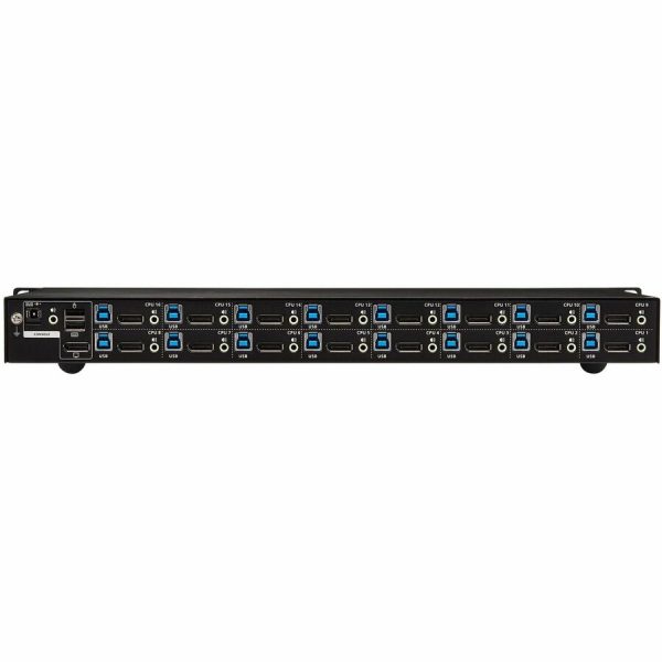 Eaton Tripp Lite Series 16-Port DisplayPort/USB KVM Switch with Audio/Video and USB Peripheral Sharing, 4K 60 Hz, 1U Rack-Mount, TAA - Image 7