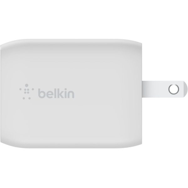 Belkin BoostCharge Pro Dual USB-C GaN Wall Charger with PPS 65W Laptop Chromebook Charging - Power Adapter - Image 4