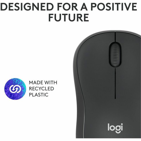 Logitech M240 Silent Bluetooth Mouse, Wireless, Compact, Portable, Smooth Tracking, Graphite - Image 8