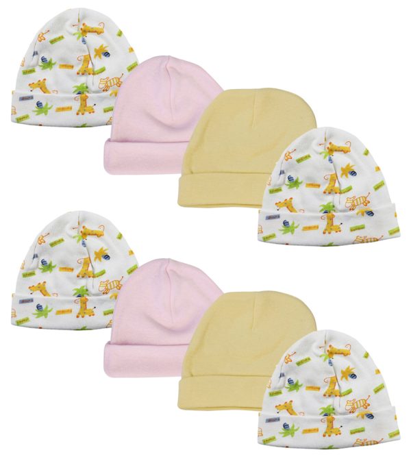 Baby Girl Infant Caps (pack Of 8) Nc_0320