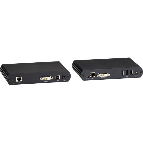 Black Box KVM Extender - DVI-D, USB 2.0, Single-Access, CATx - Image 2