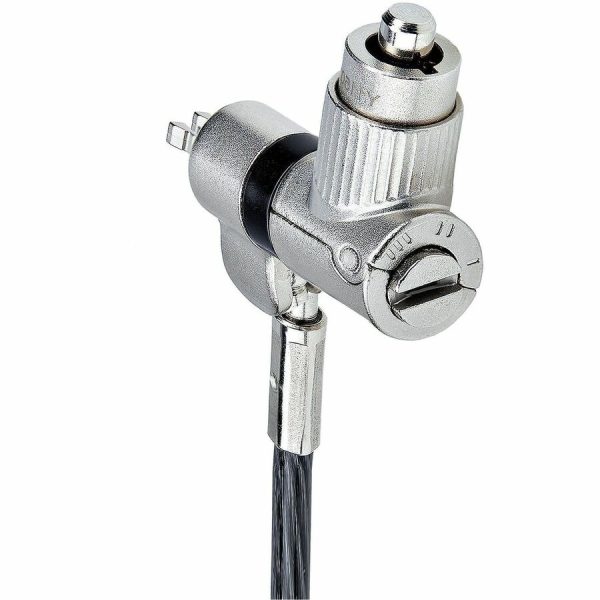 StarTech.com 3-in-1 Universal Laptop Lock 6.6ft, Master Keyed Locking Cable, Security Cable, Compatible w/Noble Wedge®/Nano/K-Slot - Image 4