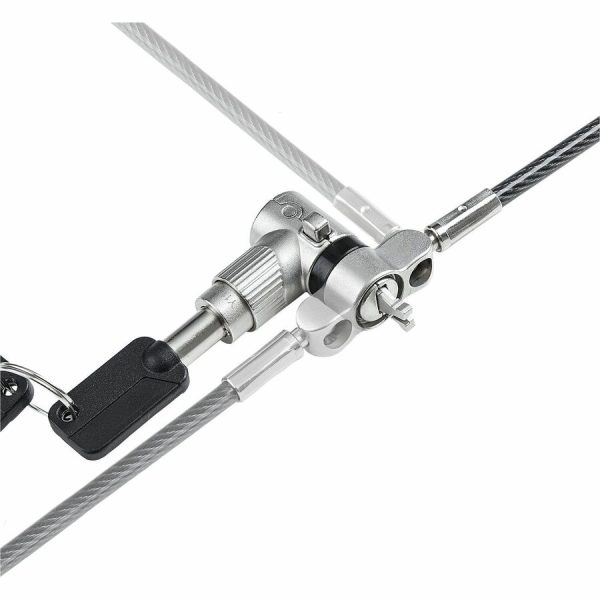 StarTech.com 3-in-1 Universal Laptop Lock 6.6ft, Master Keyed Locking Cable, Security Cable, Compatible w/Noble Wedge®/Nano/K-Slot - Image 7