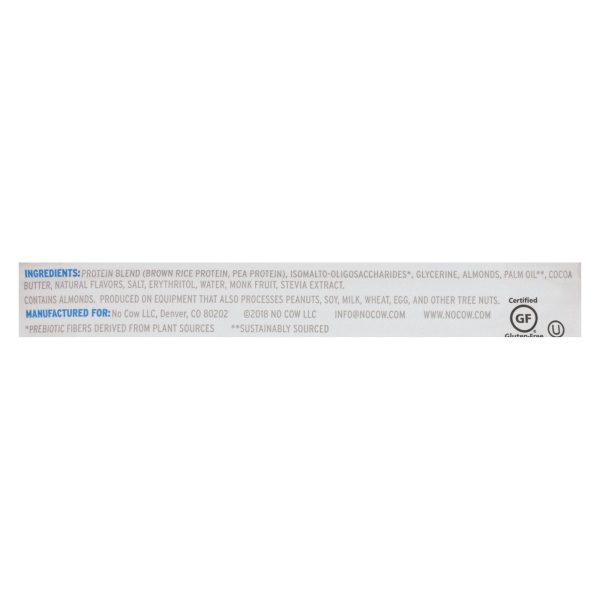 No Cow Bar Blueberry Cobbler Bar - Case of 12 - 2.12 OZ
