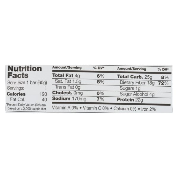 No Cow Bar Blueberry Cobbler Bar - Case of 12 - 2.12 OZ - Image 2