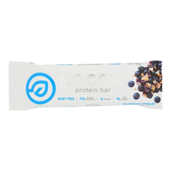 No Cow Bar Blueberry Cobbler Bar - Case of 12 - 2.12 OZ - Image 3