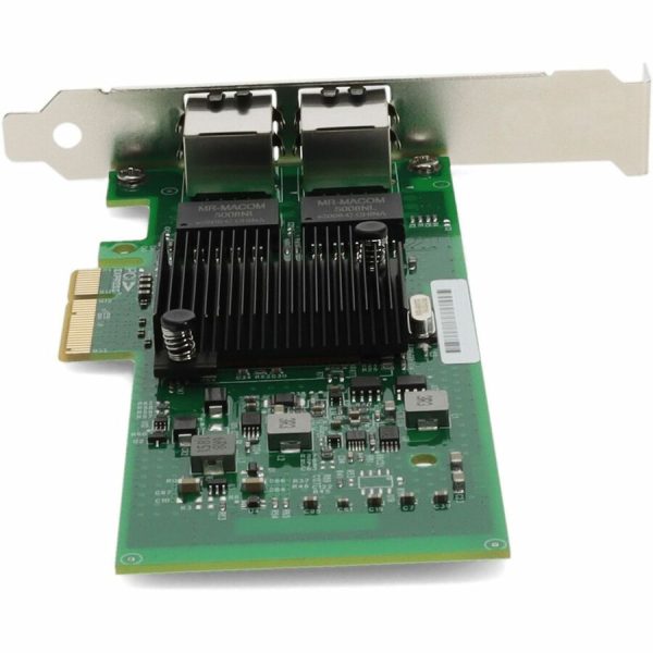 AddOn Intel E1G42ET Comparable 10/100/1000Mbs Dual Open RJ-45 Port 100m PCIe x4 Network Interface Card - Image 4