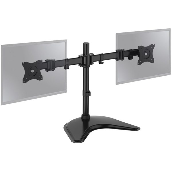 SIIG Articulated Freestanding Dual Monitor Desk Stand - 13"-27" - Image 12