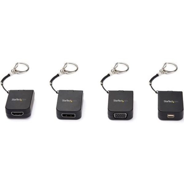 StarTech.com Compact USB C to Mini DisplayPort Adapter - 8K 60Hz DSC/4K USB-C to mDP 1.4 Video Converter w/Keychain Ring - TB3 Compatible - Image 5
