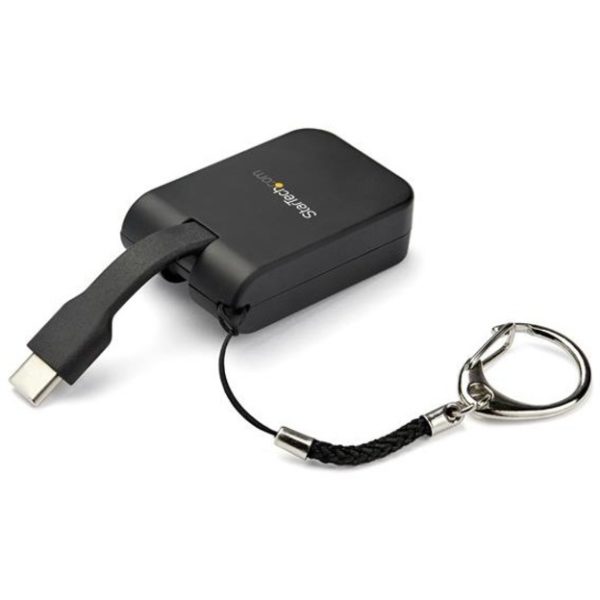 StarTech.com Compact USB C to Mini DisplayPort Adapter - 8K 60Hz DSC/4K USB-C to mDP 1.4 Video Converter w/Keychain Ring - TB3 Compatible - Image 6