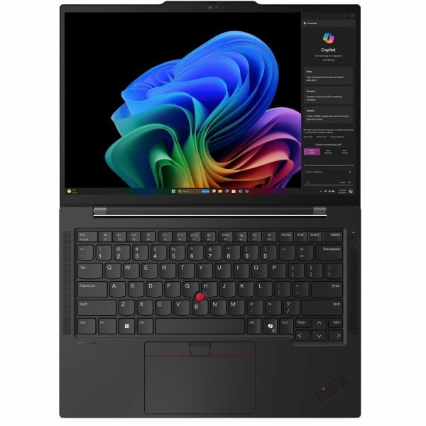 Lenovo ThinkPad T14s Gen 6 21N1002DUS 14" Copilot+ PC Notebook - WUXGA - Qualcomm Snapdragon X Plus X1P-42-100 - 16 GB - 512 GB SSD - English Keyboard - Black - Image 10
