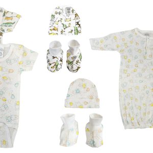 Unisex Newborn Baby 7 Pc  Sets Nc_0655