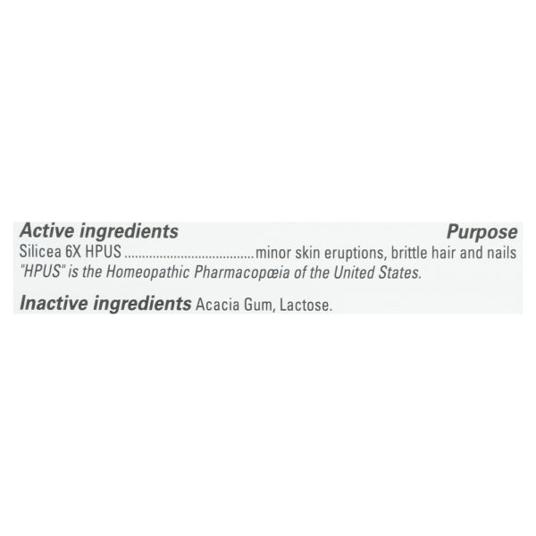 Hyland's - Silicea 6x #12 Cell Salts - 1 Each-100 TAB