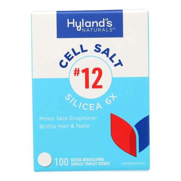 Hyland's - Silicea 6x #12 Cell Salts - 1 Each-100 TAB - Image 2