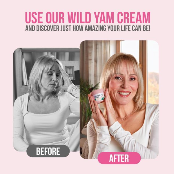 Wild Yam Cream for Hormone Balance and Deep Moisturizing - Organic Wild Yam Cream for Women’s Hormone Support, Skin Hydration, Overall Wellness, and Smoother Skin - Image 7