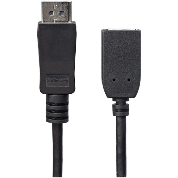 StarTech.com 6ft (2m) DisplayPort Extension Cable, 4K x 2K Video, DisplayPort Male to Female Extension Cable, DP 1.2 Extender Cable / Cord - Image 4