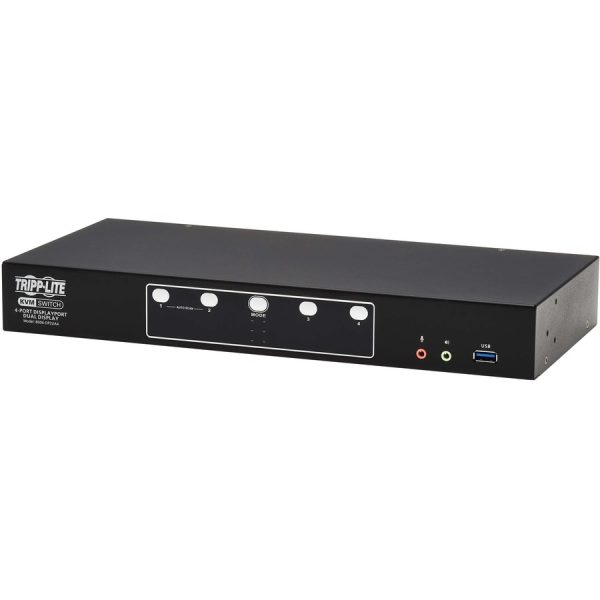 Eaton Tripp Lite Series 4-Port DisplayPort Dual-Display KVM Switch - 4K 60 Hz, USB 3.2 Gen 1, HDCP 2.2, USB Sharing - Image 2