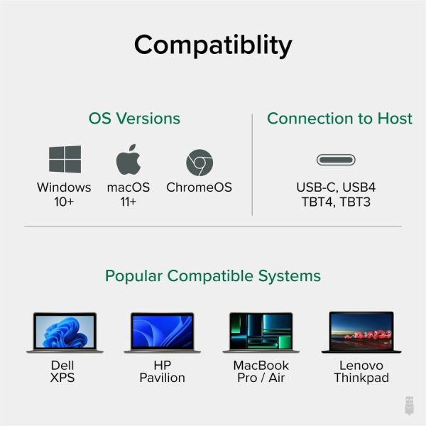 Plugable USB C Hub Multiport Adapter, 4 in 1, 100W Pass Through Charging USB C to HDMI 4K 60Hz - Image 3