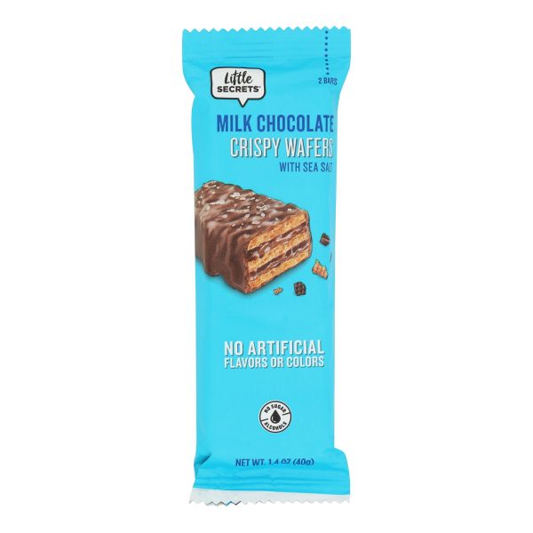 Little Secrets Crispy Wafer - Milk Chocolate With Sea Salt - Case of 12 - 1.4 oz. - Image 2
