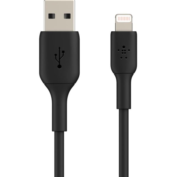 Belkin BoostCharge Lightning to USB-A Cable (2 meter / 6.6 foot, Black) - Image 4
