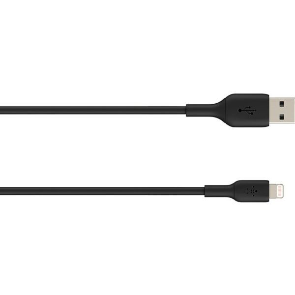 Belkin BoostCharge Lightning to USB-A Cable (2 meter / 6.6 foot, Black) - Image 6