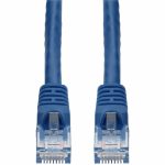 AddOn 6ft Blue CAT 6 PVC Ethernet Cable Snagless Bubble Boot RJ-45 M/M