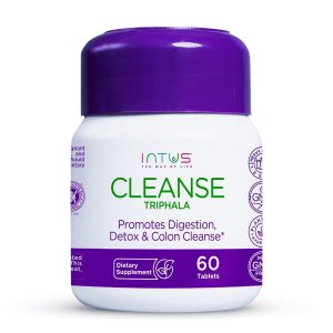 Intus Cleanse   Digestive Health Blend with Triphala for Gut and Colon Cleanse   With Laxative Properties for Detox Constipation Bowel Cleanse Bloating Inflammation Relief Gut Health   60 Tablets