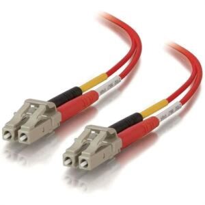 10M DUPL PVC FIBER RED