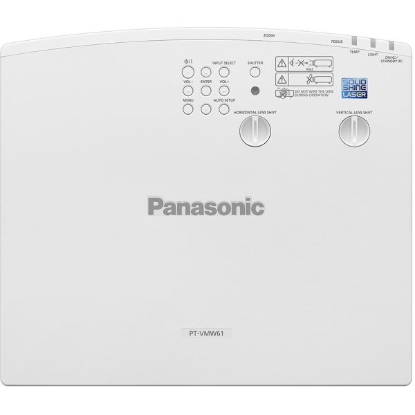 Panasonic PT-VMW61 LCD Projector - 16:10 - Ceiling Mountable, Floor Mountable - White - Image 5
