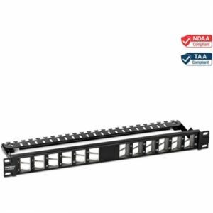 24-Port Blank Angled Keystone