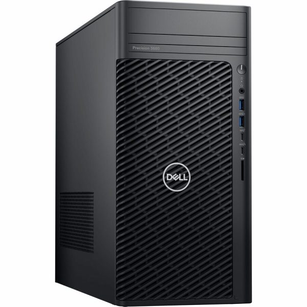 Dell Precision 3000 3680 Workstation - Core i9 14th Gen i9-14900 - vPro Technology - 32 GB - 512 GB SSD - Tower - Black - Image 2