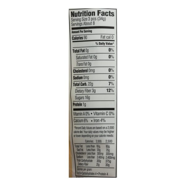 Woodstock Organic Unsweetened Black Mission Figs - Case of 8 - 10 OZ - Image 3